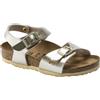 BIRKENSTOCK RIO ELECTRIC METALLIC GOLD Sandalo Bambina - Calzata Stretta