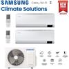 Samsung Condizionatore Climatizzatore Samsung Dual Split Inverter Cebu Wi-Fi R-32 7000+7000 BTU Con AJ040TXJ2KG/EU