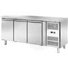 Amitek Banco Refrigerato Snack a 3 Porte - Profondità Cm 60 - Capacità Lt 339 - Temp -2° +8°C