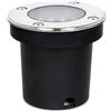 Wisdom Segnapasso carrabile Led 5W da incasso Rotondo Argento satinato IP65 Bianco neutro 4000K Wisdom