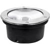 Wisdom Segnapasso carrabile Led 30W da incasso Rotondo Argento satinato IP65 RGB Wisdom