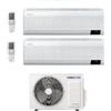 Samsung Condizionatore Climatizzatore Samsung Dual Split Inverter Windfree Elite R-32 Wi-Fi 7000+9000 BTU Con AJ040TXJ2KG