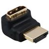 Techly Adattatore HDMI M/F angolato a L MASCHIO FEMMINA