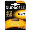 Duracell batteria pila alcalina MN27 1pz 12V per GPS, dispositivi medici ecc.