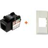 LINK presa di rete cat.5e utp compatibile Bticino Now colore sabbia rj45