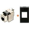 Intellinet presa rete CAT.5e stp RJ45 schermata compatibile AVE Noir nero nera