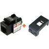 LINK presa di rete lan CAT.5e UTP compatibile serie Gewiss Playbus RJ45