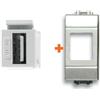 Intellinet caricatore presa USB 5V 1A compatibile Bticino Light Tech grigio