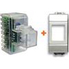Fanton lampada emergenza compatibile Living Light Tech argento metallizzato - 82882-LT