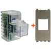 Fanton lampada emergenza led compatibile Vimar Eikon Next grigio metallizzato - 82882-VN
