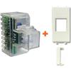 Fanton lampada notturna incasso segnapasso compatibile Ave Domus 44 bianca - 82883-AB