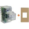 Fanton lampada emergenza led incasso frutto compatibile serie Ave Blanc - 82882-AB