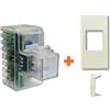 Fanton lampada emergenza led incasso compatibile Legrand Cross bianca - 82882-LC