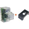 Fanton lampada notturna segnapasso led compatibile Gewiss Playbus nera - 82883-GN