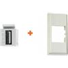 Intellinet caricatore presa USB 5V 1A frutto compatibile Bticino Now sabbia
