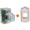 Fanton lampada emergenza led da incasso compatibile serie Bticino Magic - 82882-BM