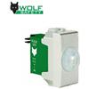 Wolf Safety -Sensore infrarossi antifurto JOLLY 12V compatibile Gewiss Chorus titanio - W-JM-GA