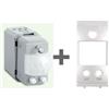 Perry sensore movimento luce con crepuscolare 230V incasso comp. Gewiss Chorus bianca