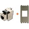 LINK Presa rete CAT.6 STP Vimar Eikon Next Grigio metallizzato RJ45 schermata small