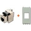 LINK Presa di rete RJ45 CAT.6 STP compatibile Vimar Eikon bianca schermata