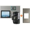 Fanton caricatore USB 5V 2,1A compatibile Bticino Axolute grigio chiaro metallizzato - 82891-AG