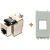 LINK Presa di rete CAT.5e STP Vimar Eikon bianca RJ45 small