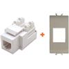 LINK Presa telefonica RJ11 compatibile Gewiss Chorus bianco