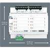 Paradox moduli di espansione 8 zone cablate bus da guida DIN - ZX8D PXPRZ8D