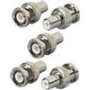 Sys adattatore connettore BNC / RCA BNC-RCA confezione 5 pezzi