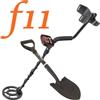 Fisher F11 metal detector cerca metalli oro monete + Pala scavo all black