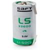 Saft batteria litio 3,6V 17Ah LS33600 CNR antifurto barriera daitem ER34615H