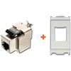 Digitus presa di rete cat.5e stp vimar idea bianco bianca rj45