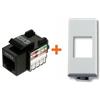 LINK Presa di rete CAT.5e UTP compatibile Bticino Axolute bianca RJ45