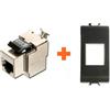 Digitus Presa rete CAT.5e STP Gewiss Chorus nero grigio scuro RJ45 small