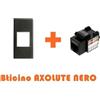 LINK Presa rete CAT.5e utp compatibile Bticino Axolute grigio scuro RJ45