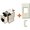 LINK Presa di rete CAT.5e stp schermata compatibile Legrand cross RJ45 small