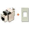 Intellinet Presa rete CAT.5e stp RJ45 schermata compatibile Legrand Mosaic