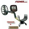 Fisher F19 metal detector F 19 piastra ellittica 11" DD cercametalli 19 Khz