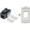 LINK Keystone presa rete cat.6 utp rj45 vimar idea bianca