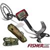 Fisher F44 metal detector piastra 11 + Borsa di trasporto