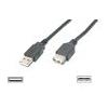 Digitus Cavo prolunga usb 2.0 connettori a-a connettori maschio/femmina - mt. 5 nero
