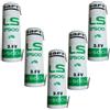 Saft 5 pezzi batteria litio LS17500 CNR 3,6V Li-SOCl2 Dimensione A Allarme GPS