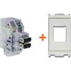 Fanton caricatore doppia presa USB AA 5V 2,4A compatibile Vimar Idea bianca - 82892-IB