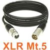 Tasker cavo microfonico XLR maschio - XLR femmina mt.5 con connettori in metallo