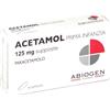 Abiogen Acetamol Prima Infanzia 125mg Paracetamolo Sipposte Febbre e Dolore, 10 Supposte