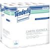 Tenderly Professional Carta igienica salvaspazio Tenderly - 160 strappi - diametro 9,9 cm - 9,3 cm x 20 mt - Tenderly Professional - pacco 30 rotoli (unità vendita 1 pz.)