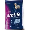 Prolife Grain Free Cane Adult Sensitive Medium/Large Sogliola e Patate - 10 kg Croccantini per cani