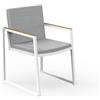 TALENTI set da 4 sedie da esterni ALABAMA ALU Collezione Premium - ALAALUPP-B