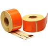 Etichette adesive per etichettatrice compatibile Dymo S0722520R LW da 54×25 mm (Rotolo 500 etichette) ROSSO