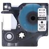 Nastro per etichettatrice compatibile Dymo S0720780 D1 da 6 mm (Rotolo 7 metri) NERO SU BIANCO